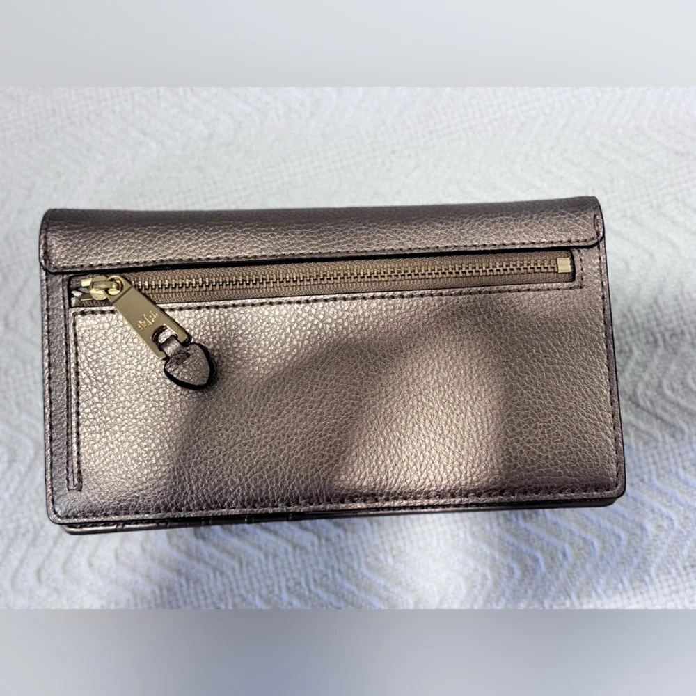 Ralph Lauren Metallic Leather Wallet